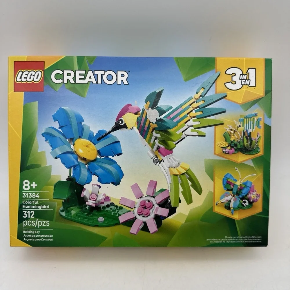 LEGO Creator 31384 | 3 in 1 Colorful Hummingbird
